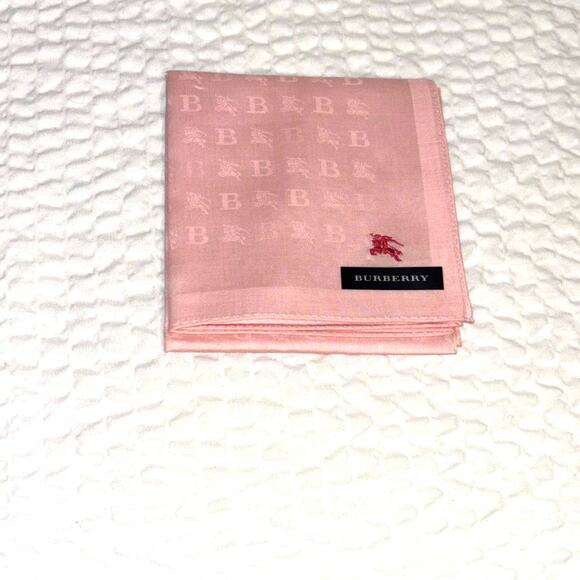 Burberry Pink Handkerchief - Picture 1 of 4